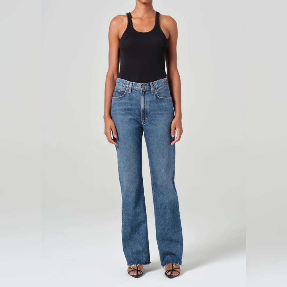Agolde Leena Jean In Placebo Size 33